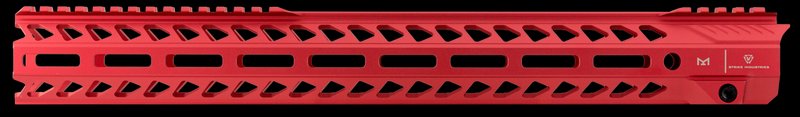 Strike Industries Strike Rail AR-15 Handguard 17in M-LOK Aluminum Red