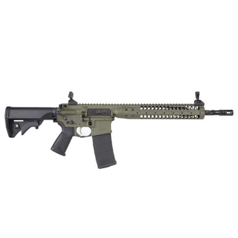 LWRC IC-SPR 5.56 NATO AR-15 Rifle 14.7 Inch P&W Barrel 1:7 OD Green