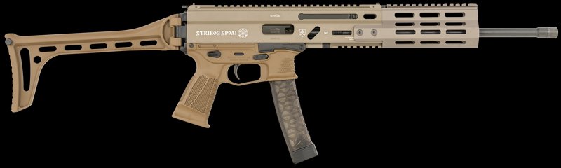 Grand Power SP9A1 Stribog 9mm Rifle 16in Threaded Barrel Flat Dark Earth