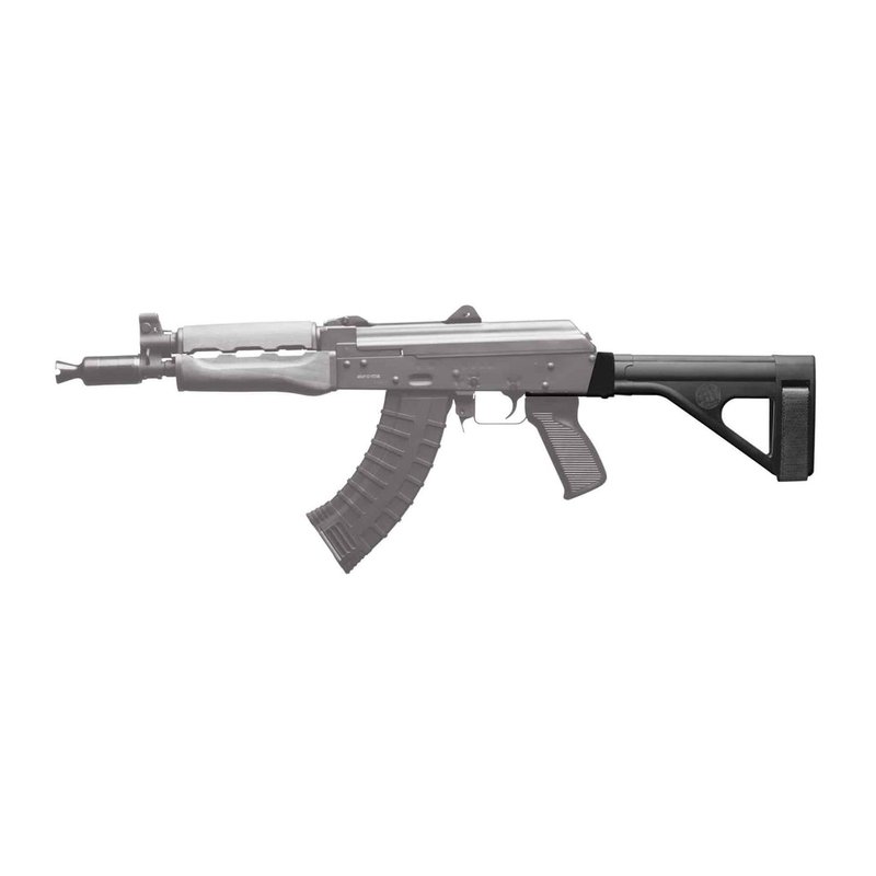 SB Tactical SOB47 AK Pistol Stabilizing Brace with AK Adapter Slim Profile Black SOB47-01-SB