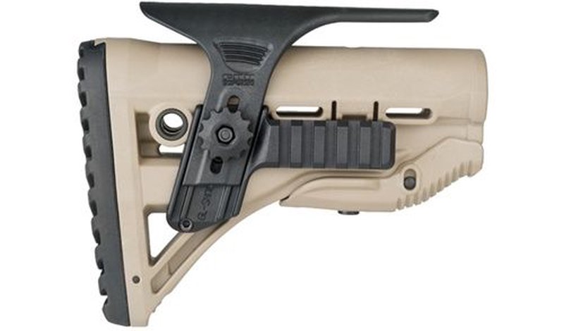 FAB Defense GL-Shock Adjustable Cheek Riser w/ Picatinny Rail Adaptor