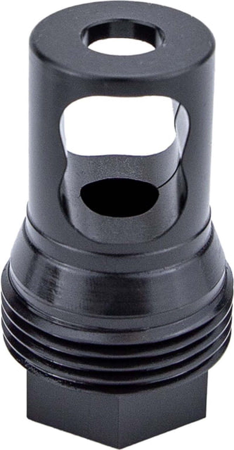 KGM Suppressors A-TMB-S-1 R50T Taper Muzzle Brake Black Nitride Steel 1/2"x28 Th