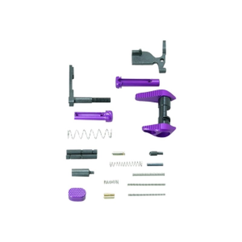 Timber Creek Outdoors ARLPKPPA Lower Parts Kit Purple Anodized Aluminum for AR-15