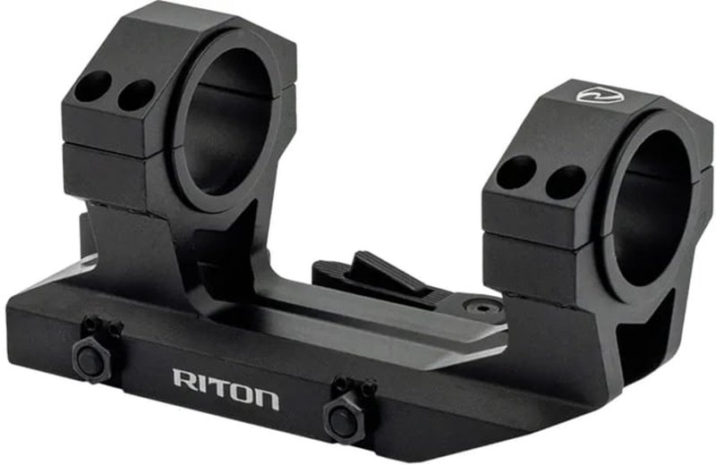 Riton Optics QD Cantilever Riflescope Mount 34mm 1.79in Black