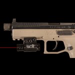 AimShot KT6132 Red Laser Sight Picatinny Rail Pistol Laser Red Matte Black