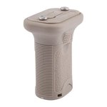 Bravo Company BCMGunfighter Short Vertical Grip KeyMod FDE Polymer for AR-15