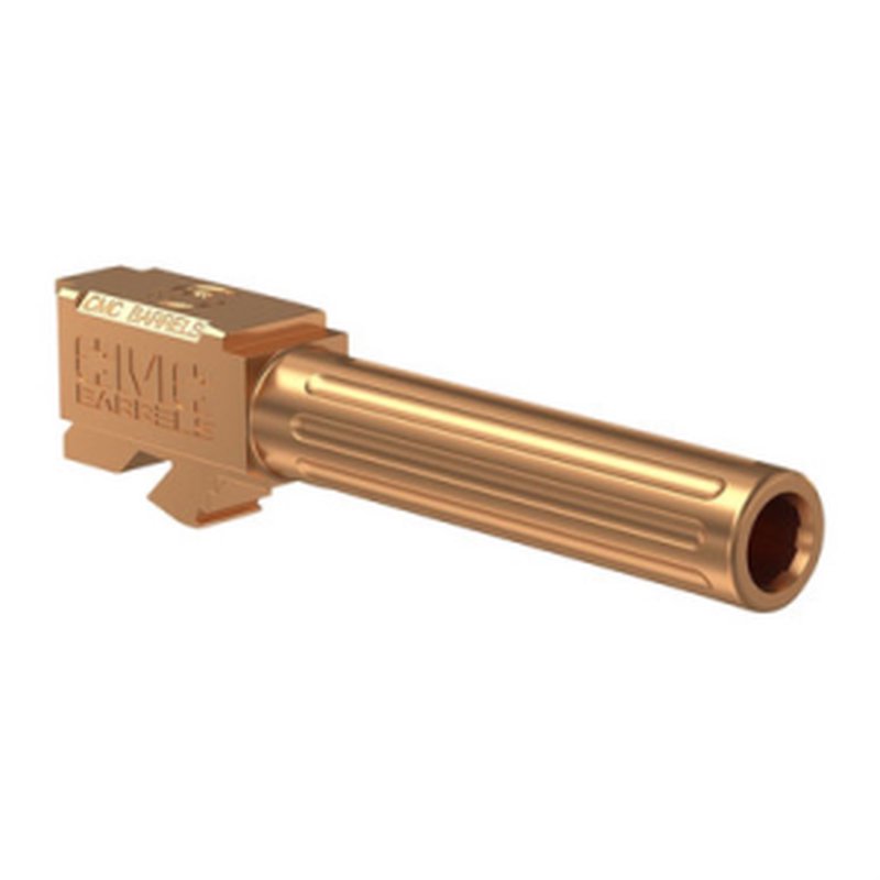 CMC Triggers 75524 Glock 19 9mm 4.01" DLC Fluted Barrel (Non-Threaded)