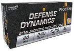 Fiocchi Defense Dynamics .44 Magnum Ammunition 50 Rounds