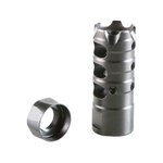 POF-USA Triple Port Muzzle Brake 5.56mm 1/2"-28 Thread QPQ Black