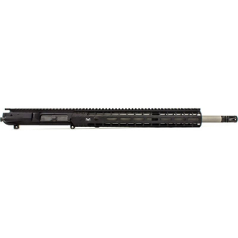 Aero Precision M5E1 Enhanced 18" 6.5 Creedmoor Stainless Steel Complete Upper Receiver with 15" Enhanced M-LOK Handguard - Anodized Black - APAR308554M44