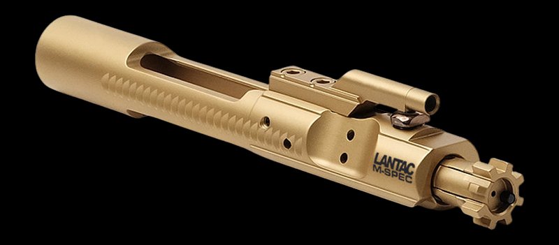 LANTAC M-SPEC 223/5.56 BCG Titanium Nitride (TiN) AR15 01-MSPEC-556-TIN-BCG