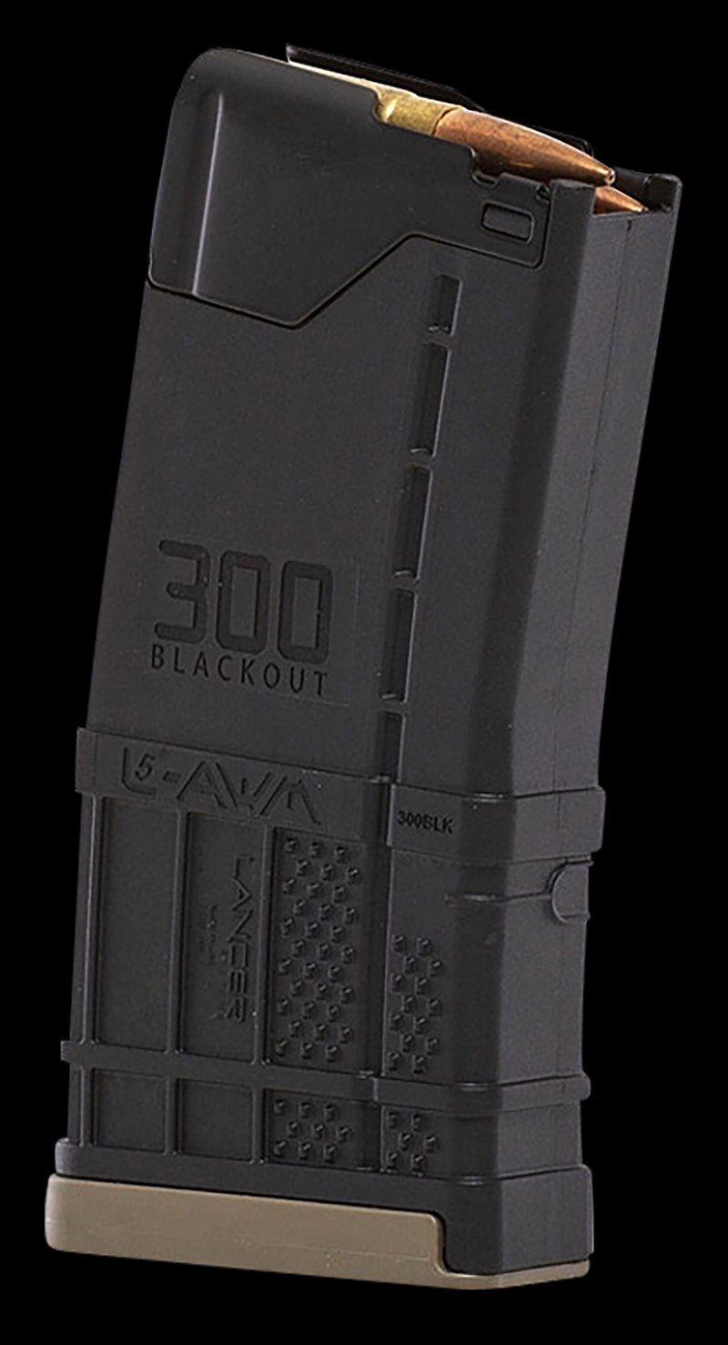 Lancer L5AWM AR-15 20 Round 300 AAC Blackout Magazine - Black