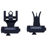 Troy Ind 45 Degree BattleSight Front & Rear AR-15 M4 M16 Folding Aluminum Black