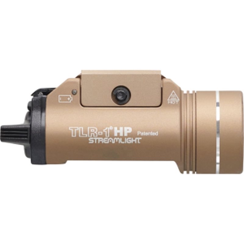 Streamlight TLR-1 HP 1000 Lumen FDE Aluminum Rail Mount Tactical Flashlight - 59151