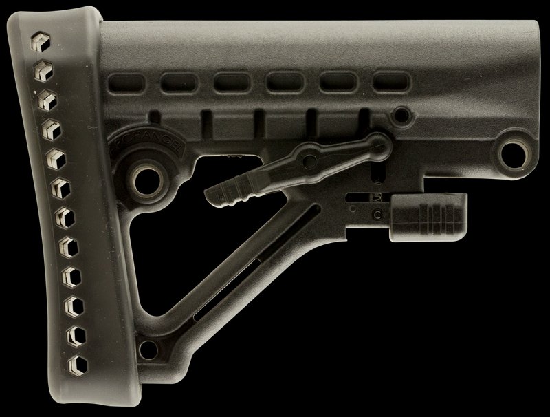Archangel AA120 Heavy Duty 6-Position Adjustable AR Buttstock for Commercial Buffer Tubes