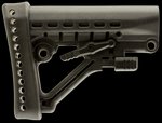 Archangel AA120 Heavy Duty 6-Position Adjustable AR Buttstock for Commercial Buffer Tubes