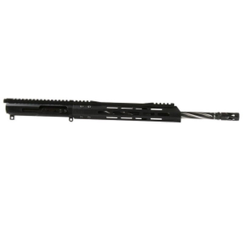 BC-15 | .300 Blackout Side Charging Upper | 16" Melonited Stainless Heavy Barrel | 1:8 Twist | Bear Claw Flutes | Stainless 416R Carbine Length Gas System | MLOK Split Rail
