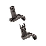 Magpul MBUS Pro Offset Flip-Up Front and Rear Sight Set AR-15 Steel Black