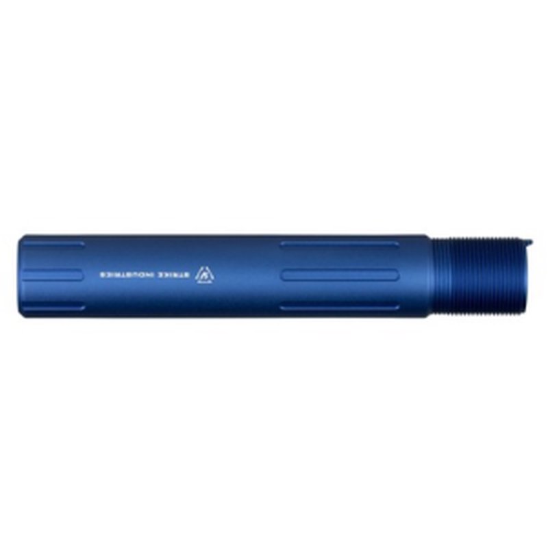 Strike Industries ARCARPRESLICKBLU Receiver Extension Tube AR Pistol Platform Blue Anodized Aluminum AR Carbine