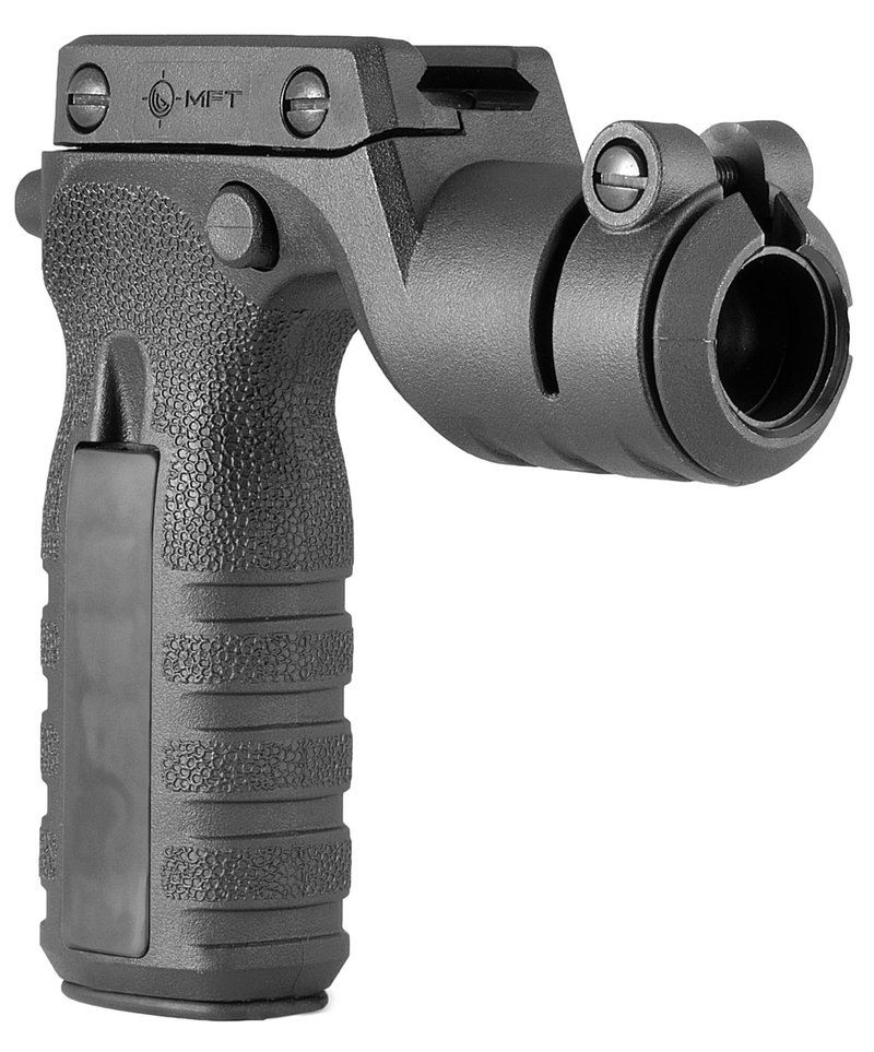 MFT React AR-15 Vertical Foregrip w/ Torch Holder, Black - RTG