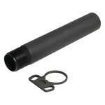CMMG Pistol Tube Assembly for AR-Style - Dependable Functionality in Classic Black - 55CA67D