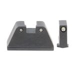 Ameriglo GL-814 2XL Tritium Optic Compatible Sight Set for Glock (Black)