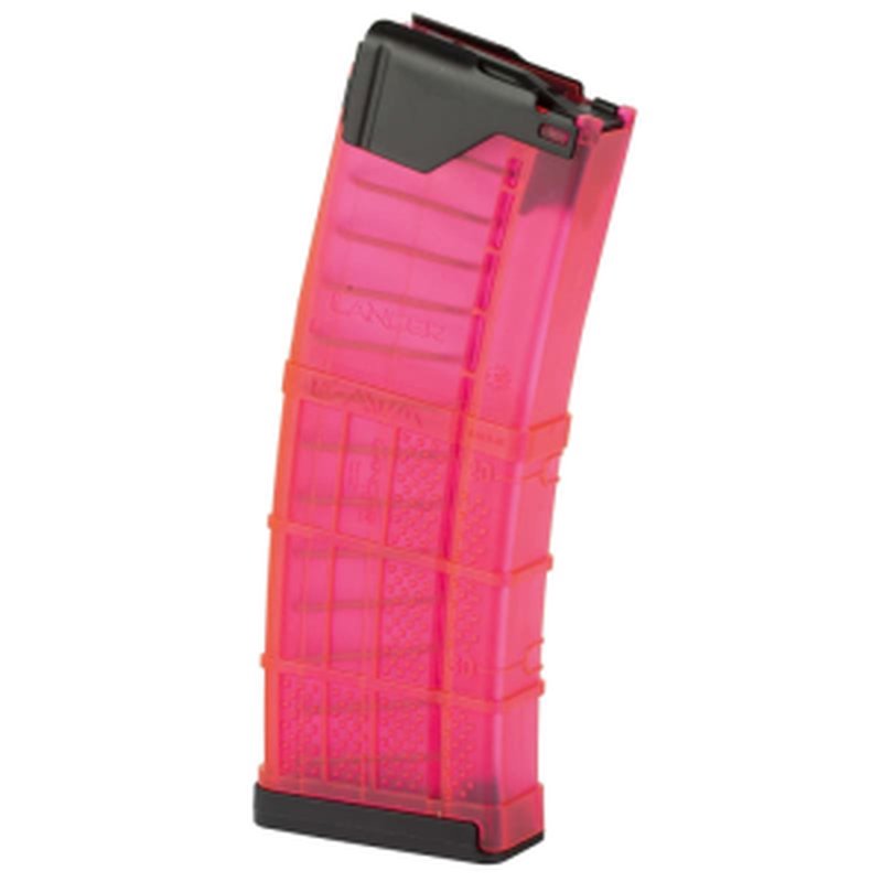 Lancer L5AWM AR-15 Magazine 30 Round 223/556/300BLK Translucent Pink