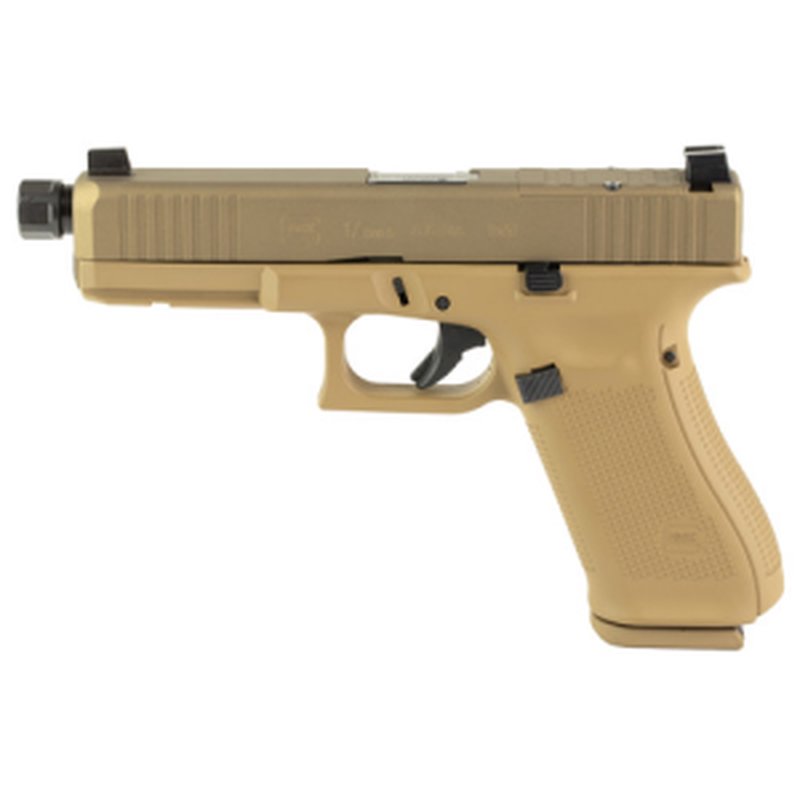 Glock G17X 9mm 4.99in Threaded Barrel - FDE