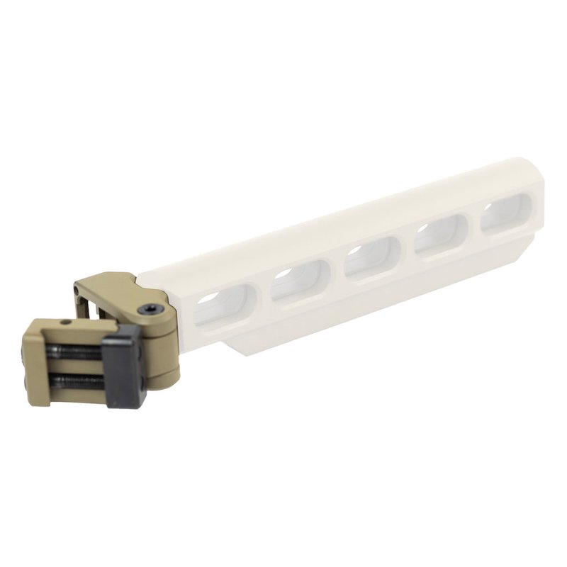 Samson B.R.E Bufferless Receiver Extension with Picatinny Folding Adapter, Flat Dark Earth