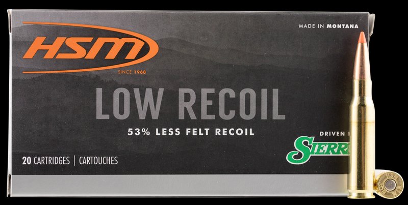 HSM Low Recoil .308 Winchester Ammunition