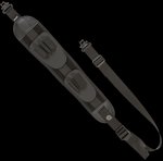 Allen Denali Black Neoprene Adjustable Rifle Sling with five cartridge loops