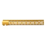 Aero Precision AR15 15" ATLAS R-ONE M-LOK Handguard - Gold Anodized - APSL100523