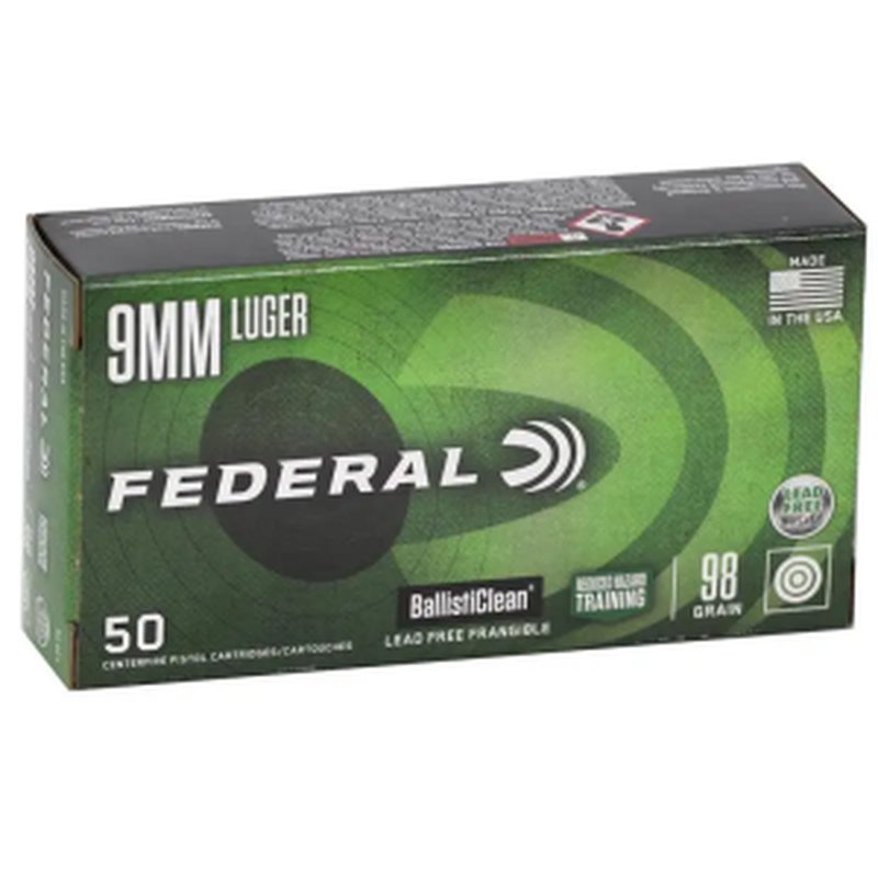 Federal BC9P1 Cu/Poly 9mm 98gr Ammunition 50/20