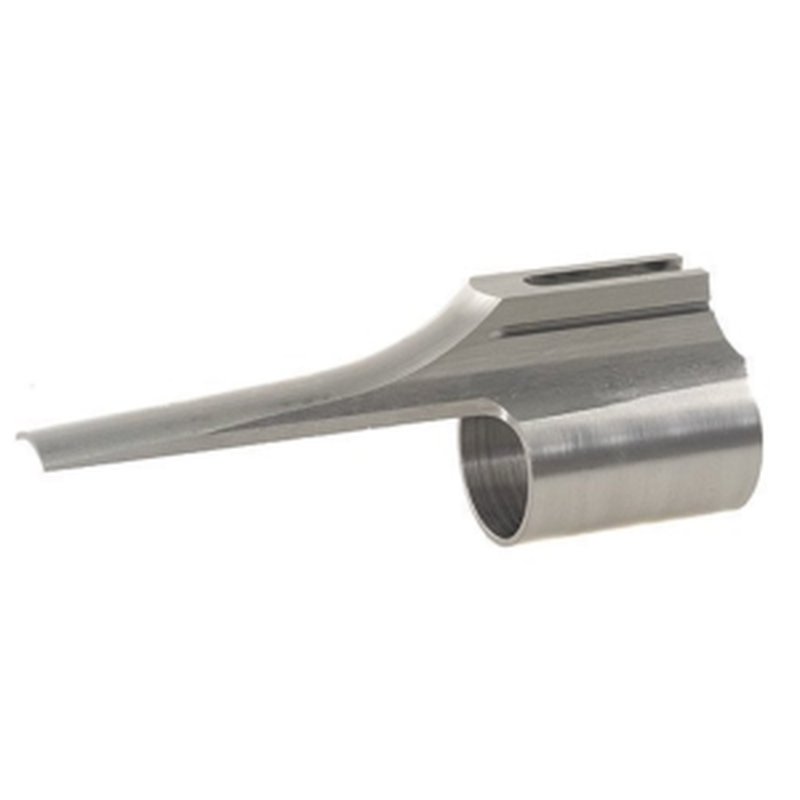 NECG Masterpiece Banded Front Sight Ramp 0.728" Inside Diameter 0.386" Height In the White