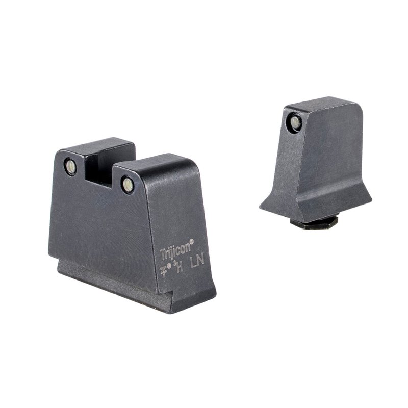Trijicon Suppressor/Optic Height Night Sight Set Glock 42/43/43X/48 Green Lamps
