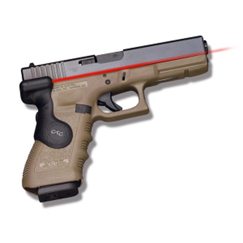Crimson Trace Lasergrip Rear-Activation Laser for Glock Compact Black