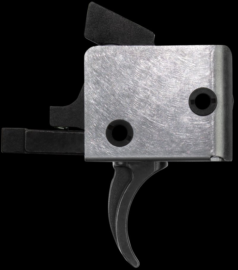 CMC Triggers Drop-In Single-Stage Curved AR-15 AR-10 Trigger Large Pin 3.0–3.5 lb Black 91505