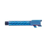 Ballistic Advantage 9mm Glock 19 Threaded Spiral Fluted Barrel, PVD Blue