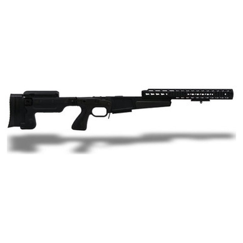 Accuracy International AICS AX M700 Stock - Black Folding Adjustable Cheekpiece