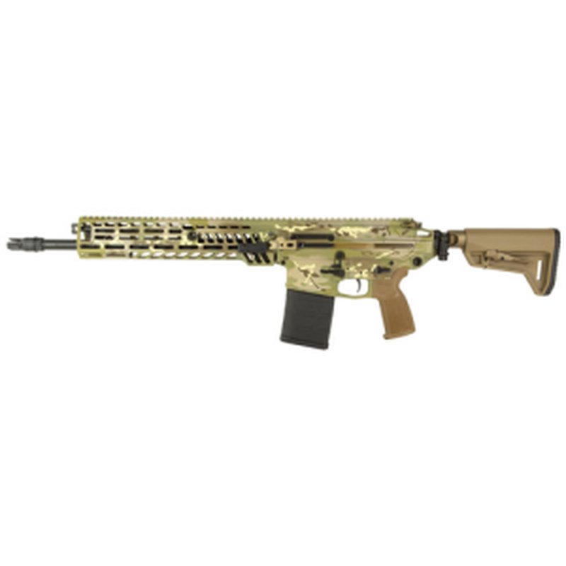 Sig Sauer MCX Spear 308 Win 16 Inch Barrel 20Rd FDE Multicam Cerakote