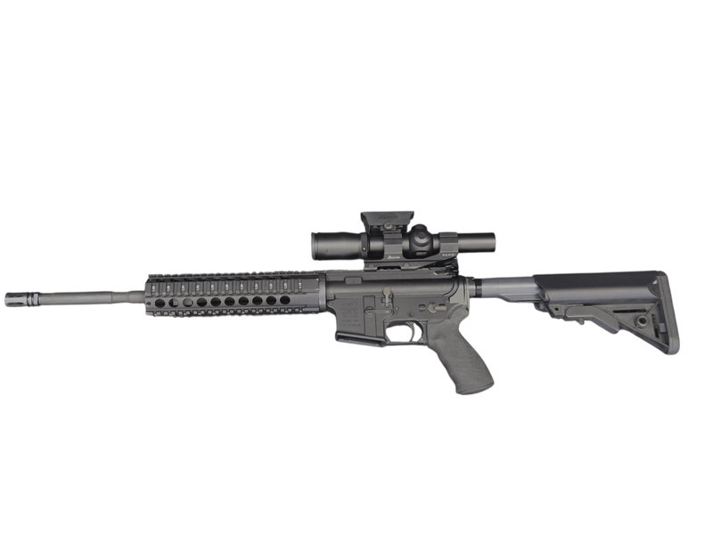 LMT Defender 2000 AR-15 Rifle 5.56 NATO Burris Scope
