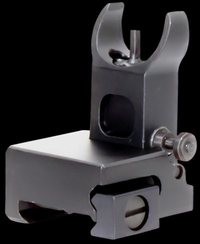Aim Sports MT200 AR-15 Front Flip-Up Sight Black Anodized Aluminum Picatinny Mount