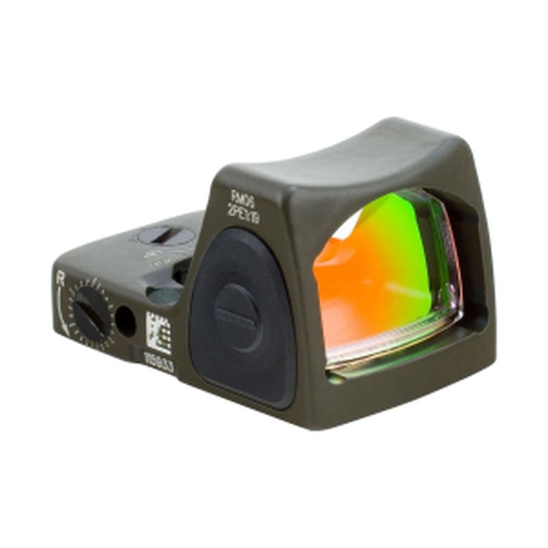 Trijicon RMR Type 2 6.5 MOA Adjustable LED Red Dot Reflex Sight RM07-C-700716 OD Green