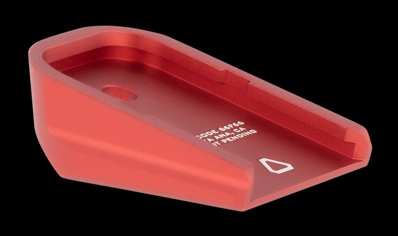 Strike Industries Glock Magazine Base Plate Red Anodized GALBPRED