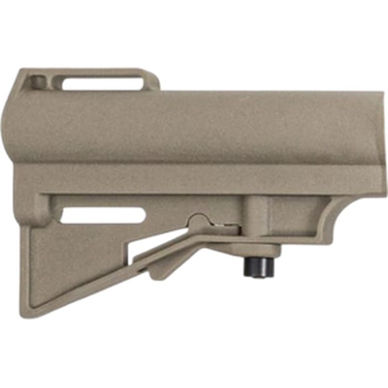 DPMS CAR-15 Adjustable Pistol Brace FDE Polymer, 6-Position Fit, QD Point, DP51655164875