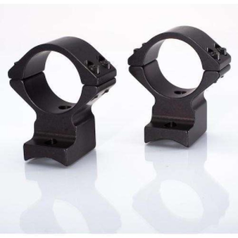 Talley 850719 Scope Ring Set Savage Round Receiver High 34mm Black Aluminum