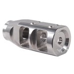JP Enterprises Standard Compensator Muzzle Brake 223 caliber 1/2"-28 Thread .875" Outside Diameter Threaded End Stainless Steel