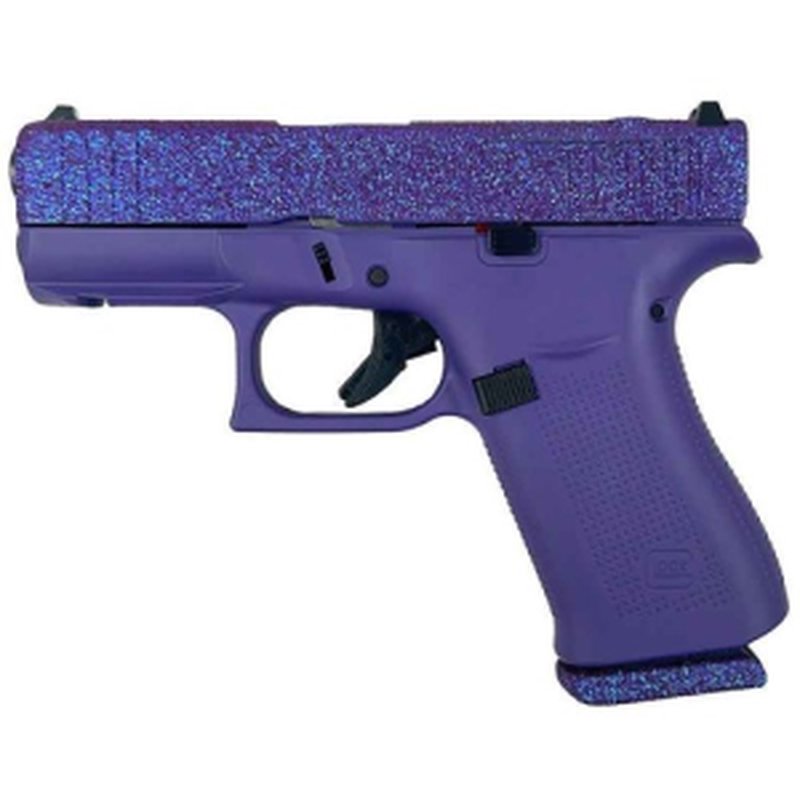 GLOCK G43X MOS 9mm 3.4" 10rd - Glitter & Purple
