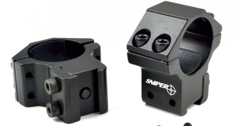 Sniper Medium Profile Rifle Scope Rings for Dovetail System