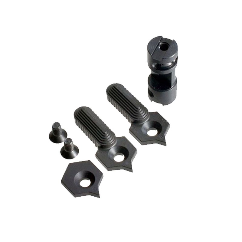 Strike Industries HEX Selector Switch 60/90 Degree Ambidextrous Selector Switch 3-in-1, Black